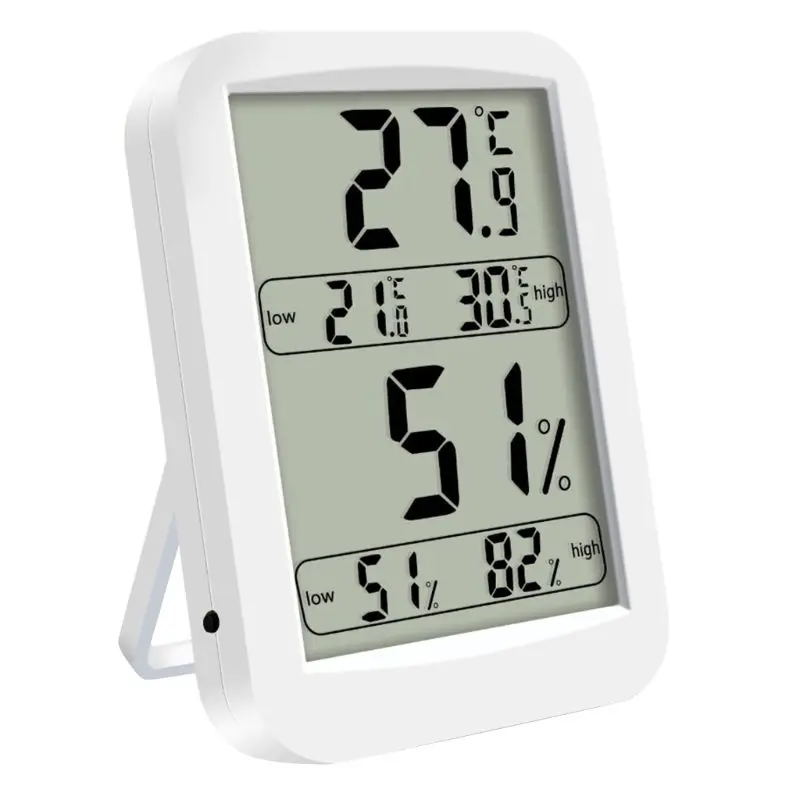 Digital Thermo-hygrometer Indoor Thermometer and humidity detector 4.5-inch large-screen LCD display | Инструменты
