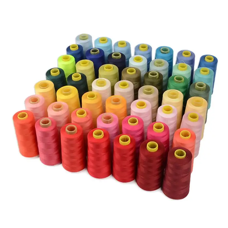 

3000 Yards Over lock Sewing Thread Yard Spools Cone for Quilting Upholstery Beading Drapery