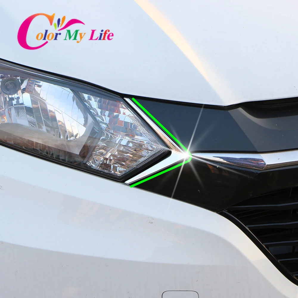 Автомобильные фары отделка для Honda HRV Vezel HR V 2014 2015 2016 2017 ABS хромированная