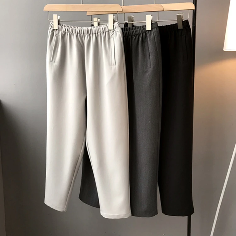 ladies capri pants with elastic waist