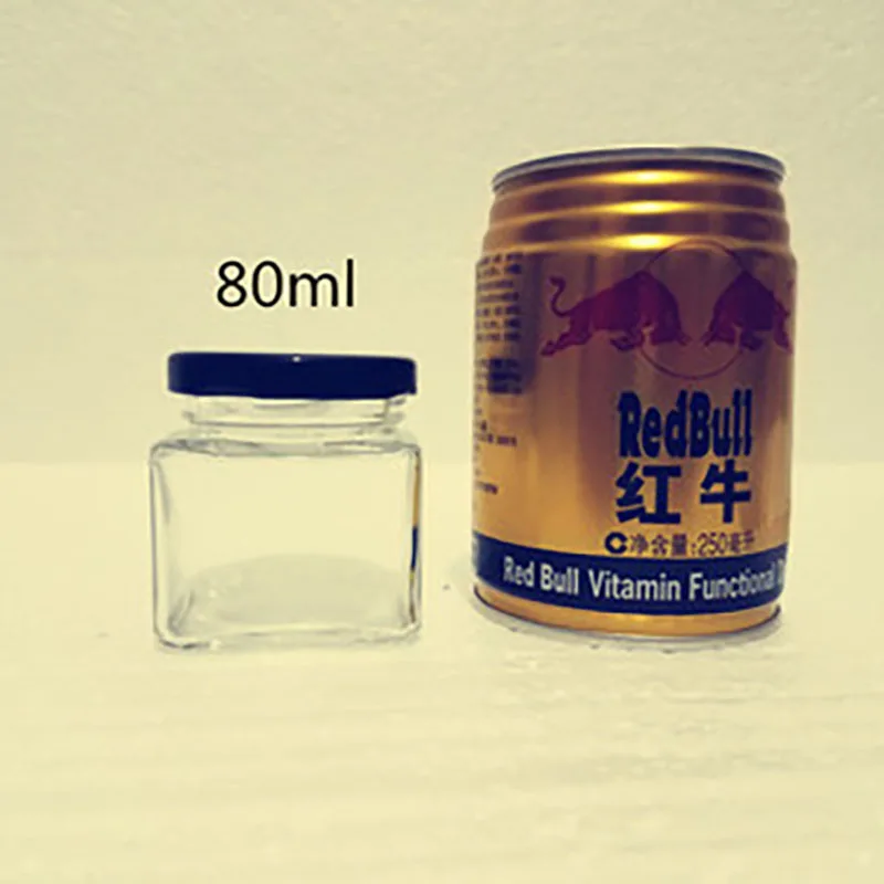 square glass jar 2