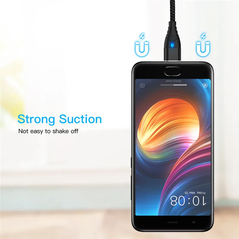 3A كابل USB مغناطيسي المصغّر USB كابل سريع شحن شاحن USB نوع C كابل لسامسونج Xiaomi هواوي الهاتف المحمول الكابلات 3A كابل USB مغناطيسي المصغّر USB كابل سريع شحن شاحن USB نوع C كابل لسامسونج Xiaomi هواوي الهاتف المحمول الكابلات
