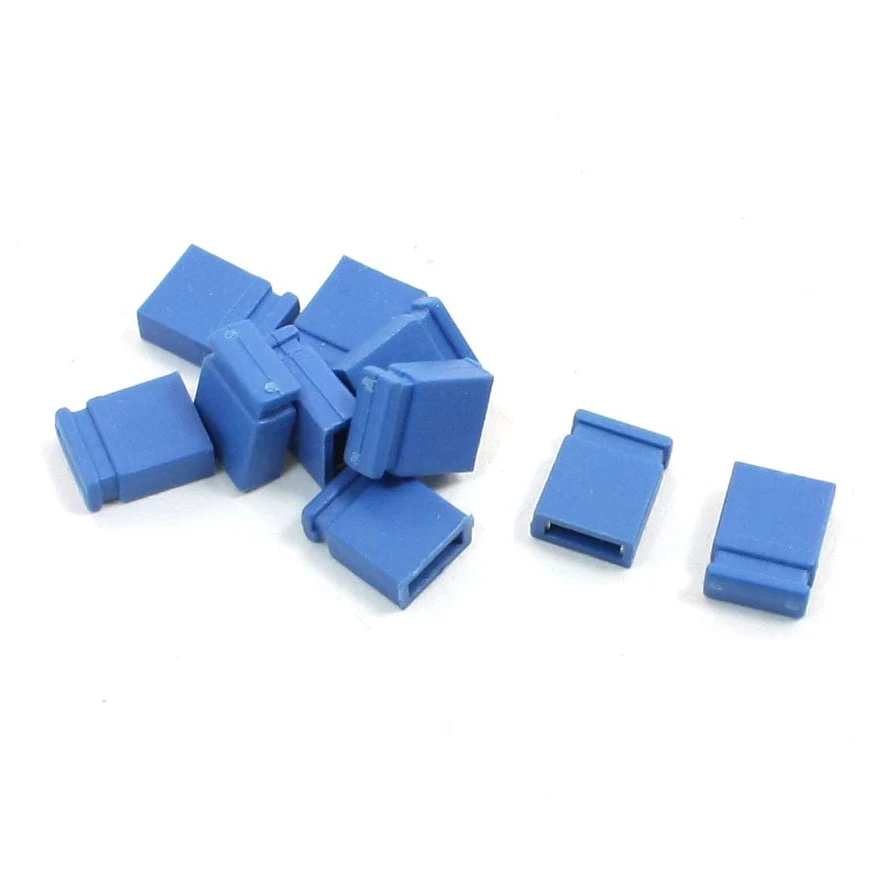 

MYLB-10 Pcs 2.54mm Standard Circuit Board Shunts Short Jumper Cap