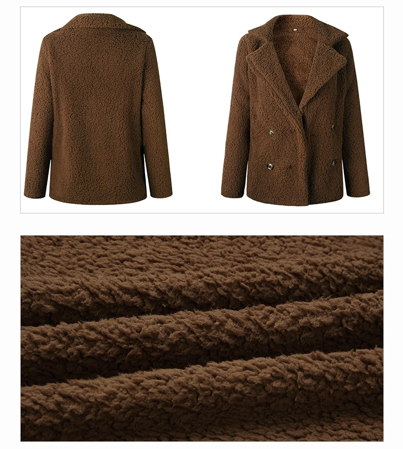Warm Winter Coat Women Faux Fur Fleece Jacket Casual Woman Long Sleeve Overcoat Fourrure Femme 2018 Plus Size Coats And Jackets (20)