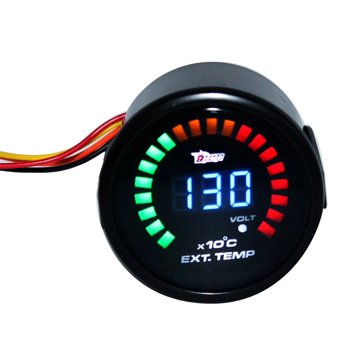 

Universal 12V 2Inch 52mm Digital LED Auto Car EGT Exhaust Gas Temperature Gauge Meter 0 - 1300 With Warning Light
