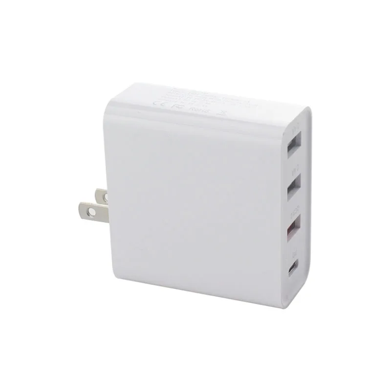 

General Purpose Adapter Car Usb Four Fast Phone Charger Adapter Wall Travel Charger For Iphone Samsung