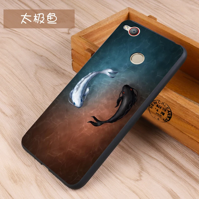 zte nubia z11 mini s Case Original Cover for zte nubia z11 mini s Case Cover Skin Wolf Fish Skull z11 mini s Fundas 100% 17
