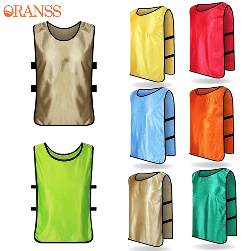 Football Soccer Team Training Uniform Scrimmage Vests for Man Soccer