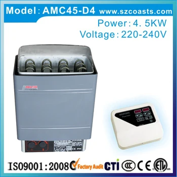 

Original Amazon 4.5kw 220v sauna room heater with CON4 outer controller