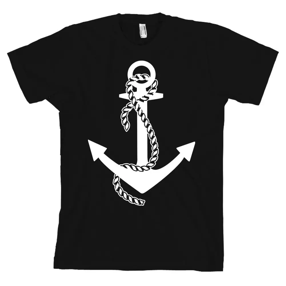 Nautical Anchor Bella + Canvas T Shirt Boating Sailing Delta Gamma Tee NEW