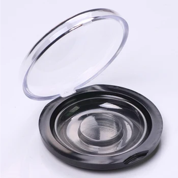 

20Sets/Lot Round False Eyelash Storage Packing Box Eyelash Boxes Transparent Empty Lash Case Reuseable Plastic Lash Storage
