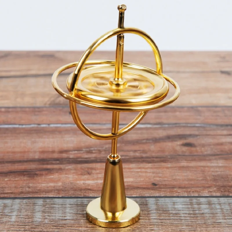 Metal Gyroscope Gyro Classic Toy High Quality Traditional Education