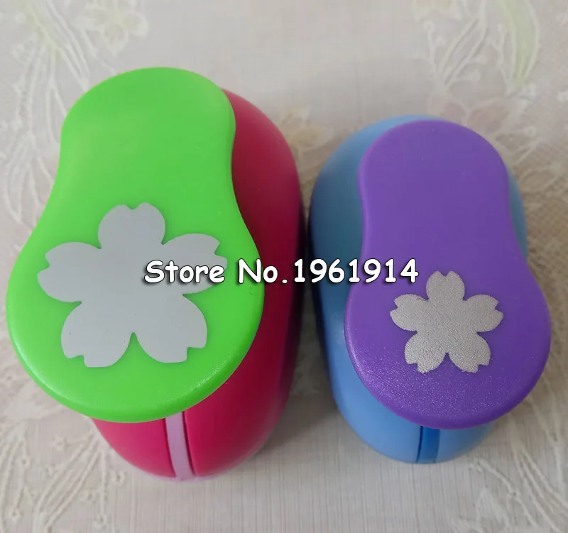 

2pcs(2.5cm,1.6cm) sakura shape craft punch set Punch Craft Scrapbooking school Paper Puncher eva hole punch free shipping