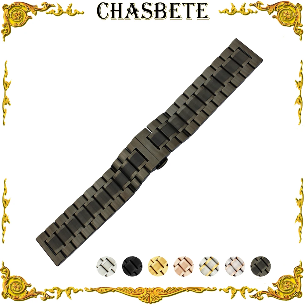 20mm 22mm Stainless Steel Watch Band for Cartier Metal Strap Quick