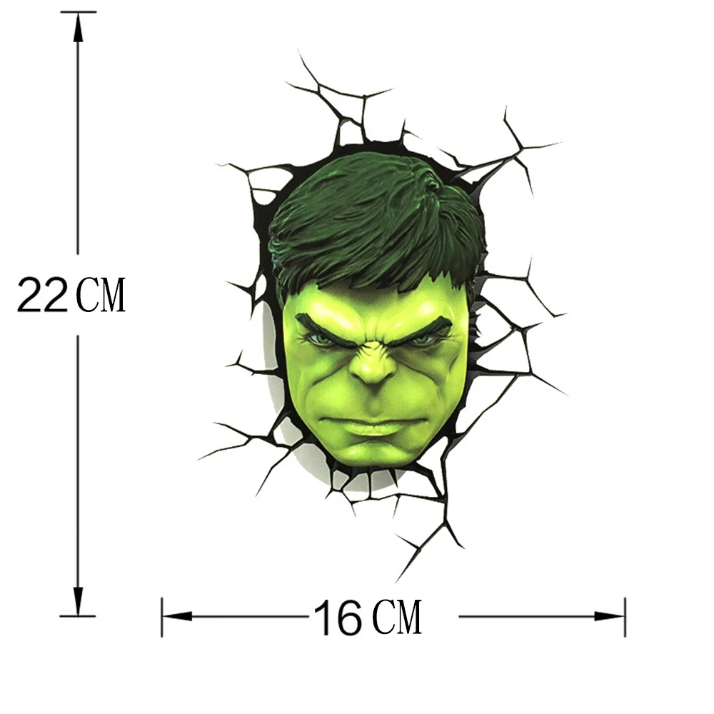 Креативная 3D стерео Наклейка Железного человека для автомобиля Цветная паста персональная Имитация тела Халк Мстители декоративный дизайн Бэтмен - Название цвета: A12