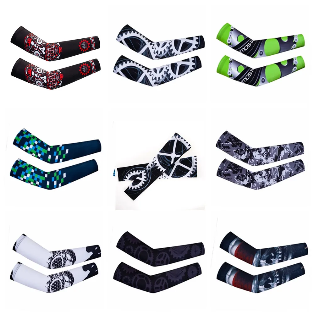 2021 Cycling Arm Warmers Men Women Bike Bicycle Armwarmer Uv Protection
