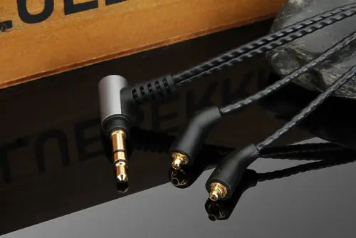 OCC серебряное покрытие аудио кабель провод для DUNU DK-3001 DK-4001 Falcon-C наушники-черный