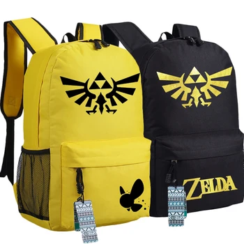 

Game The Legend of Zelda LINK Men Backpack Game Military Back Pack Canvas School Bags Canvas Travel Bags Zelda Bookbag Rugzak