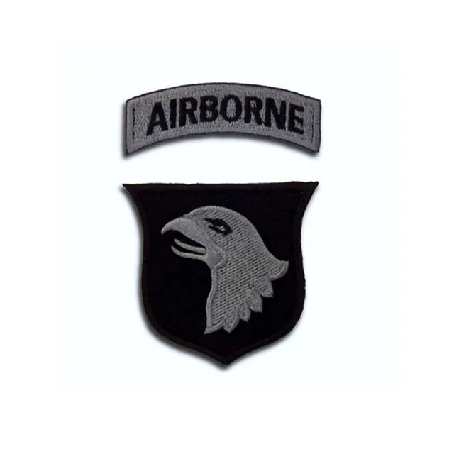 WW 2 военной армии США Тактическая Мораль патч флaг сшa yзкиe 101st 82nd Airborne подразделение нашивка значок патч 3D вышивка значки-нашивки - Цвет: 5