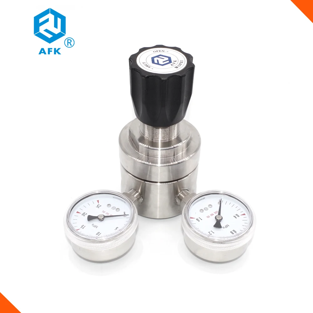 R13 SS316L 3/4" NPT connection with 2 pressure 3000psi 1000psi gauges