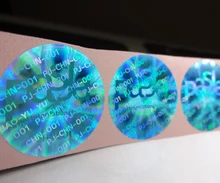 custom made void 3d laser hologram sticker label, Free design ! void if removed