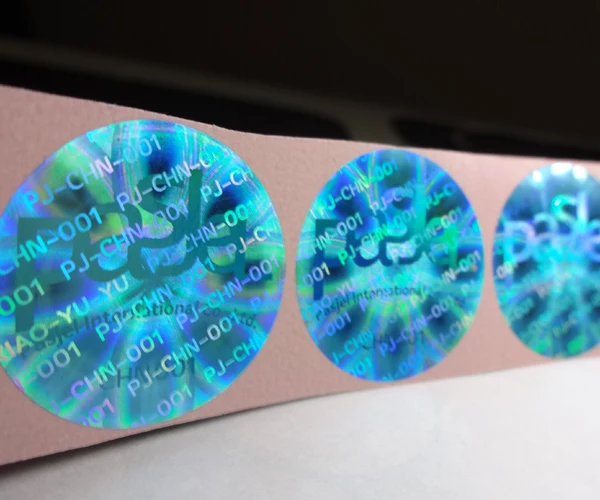 

custom made void 3d laser hologram sticker label, Free design ! void if removed