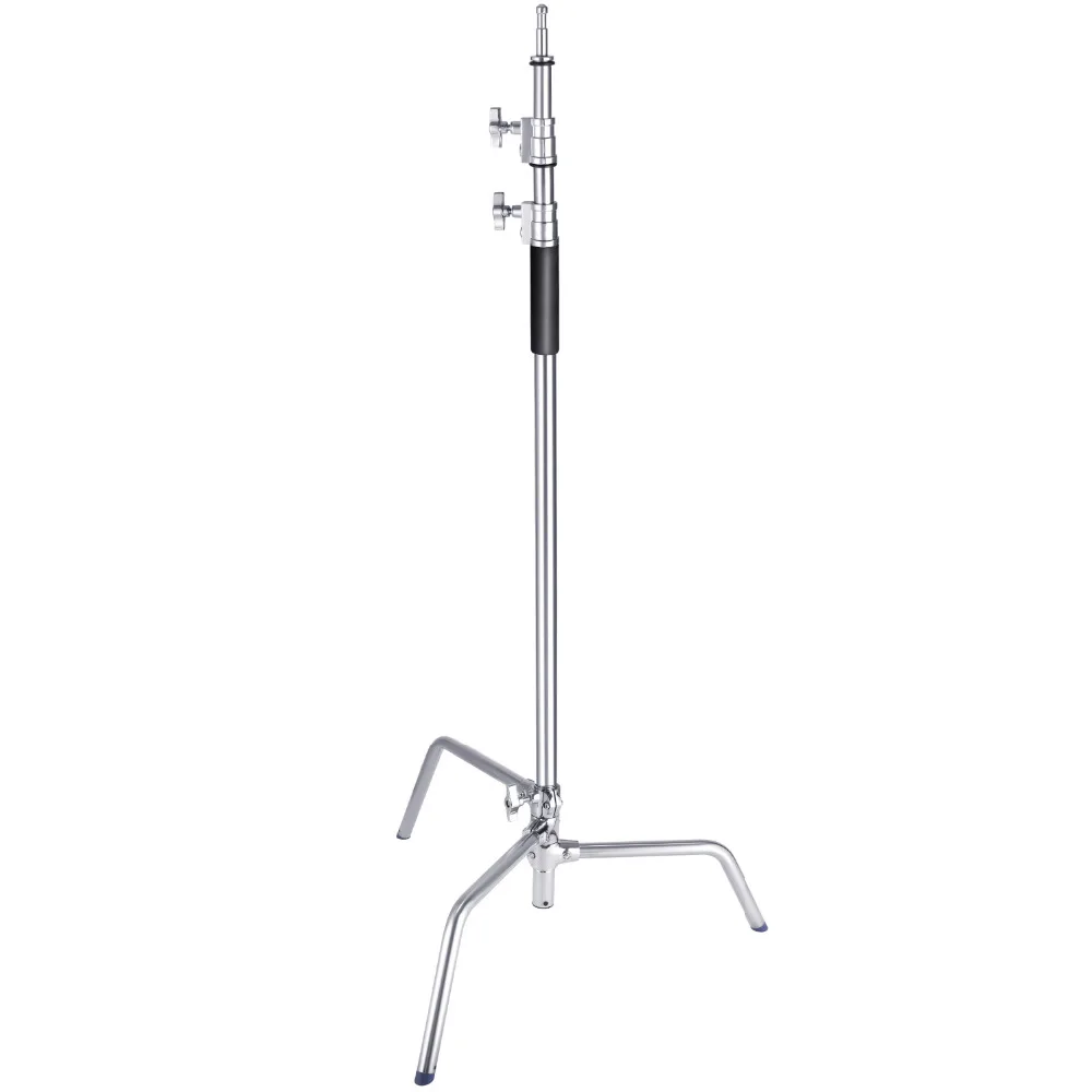  Neewer Stainless Steel Heavy Duty C-Stand 5-10 feet/1.5-3 meters Adjustable Photographic Sturdy Tri