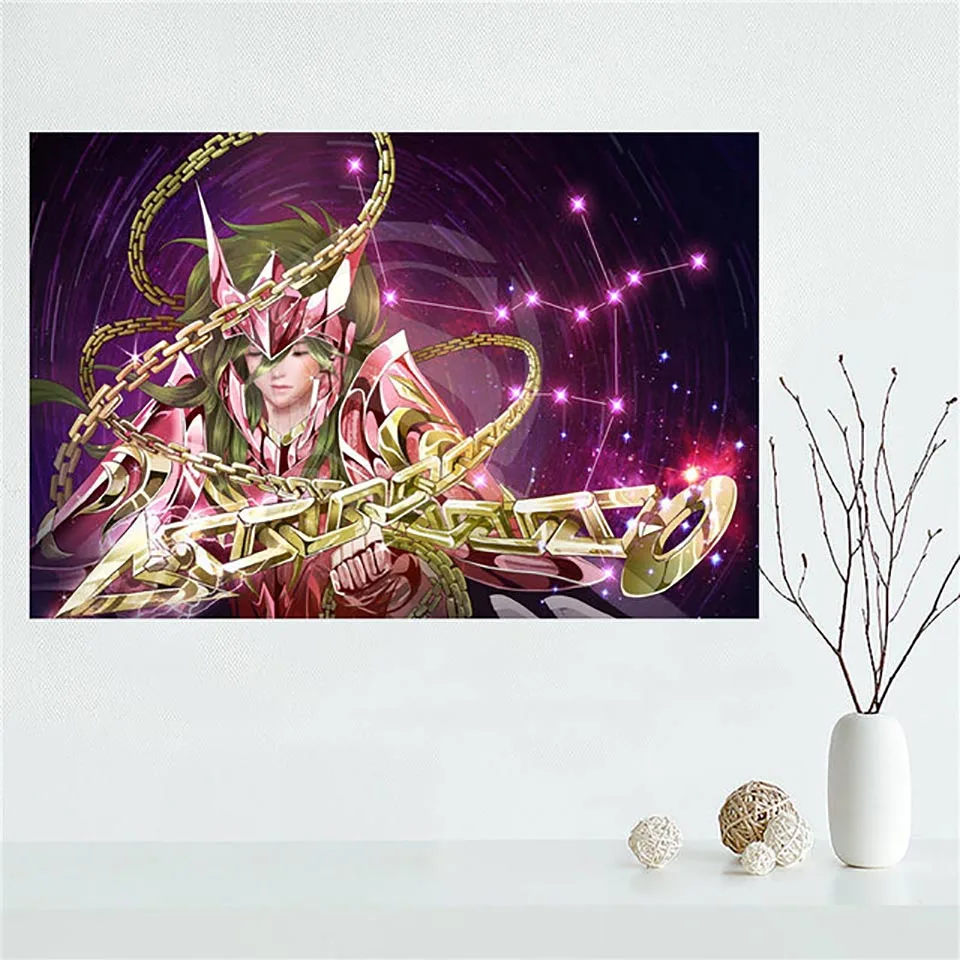 

5D Diamond Embroidery Cross Stitch Animation Saint Seiya Painting Home Decor Full Square Drill Mosaic Picture Handmade Wall Art