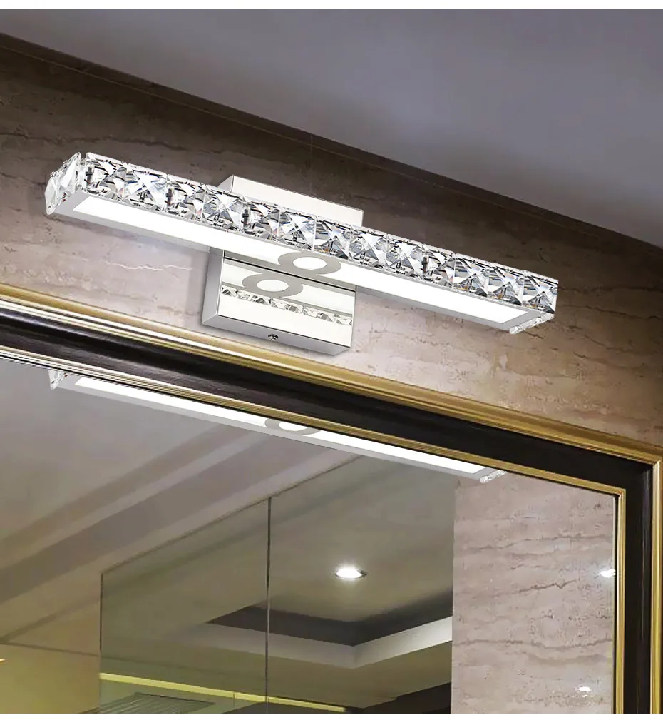 Luzes de Parede do Banheiro Espelho da Frente Luz do Banheiro Solfart Lâmpada Arandela Vaidade Luzes Gabinete Maquiagem Luminárias Led 41 Solfart lâmpada arandela luzes de parede do