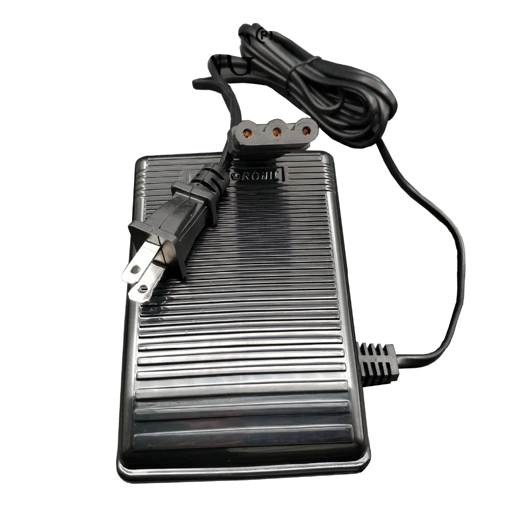 

110V 2.5A Electronic Foot Pedal Switch for Domestic Sewing Machine 720 Small Three Hole Controller Sew Machine Parts Attachment