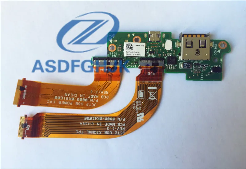Wholesale 54E.00P5.A00 FOR Dell Venue 11 Pro 7140 77p4j cn-077p4j Tablet USB Port Circuit Board and Cable - MXXC2 100% tested ok |