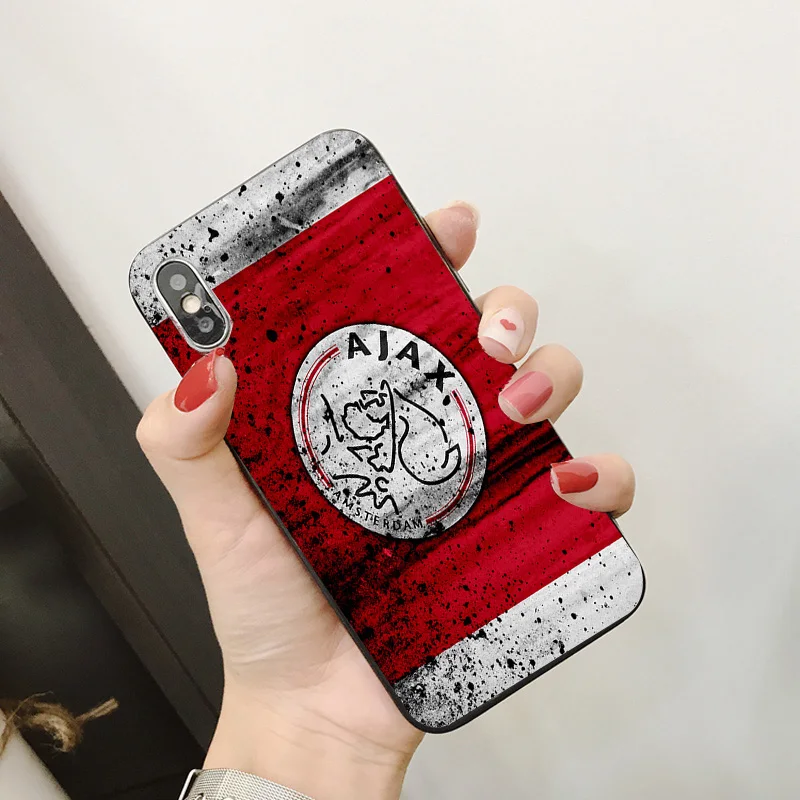 Yinuoda Ajax Team Phone Case Picture For Frenkie de Jong Silicon Shell Soft TPU Cover For iPhone X XR XS MAX 7 8 7plus 6 6S 5S 5