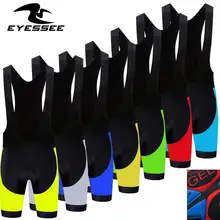 EYESSEE Pro летние шорты-комбинезон с для велоспорта мужские велосипедные шорты нагрудник 9D с подкладкой для езды на велосипеде