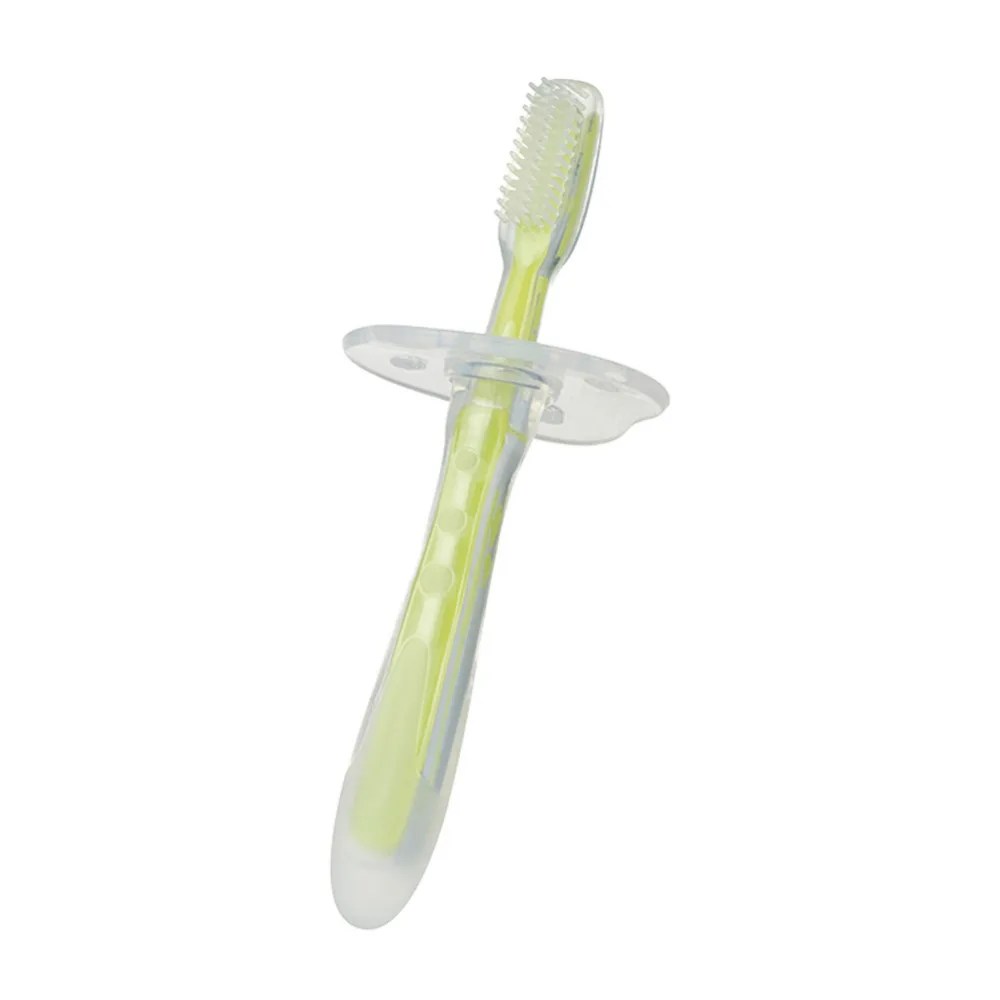 Мягкая силиконовая детская зубная щетка, уход за зубами для детей новорожденных, щетка, инструмент для обучения чистке зубов, щетка для чистки рта