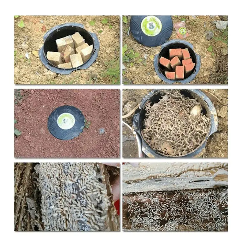 Termite приманка станция сад жуков ловушки трубка насекомых Убийца плотина экономический лес фермы питания без запаха борьба с вредителями