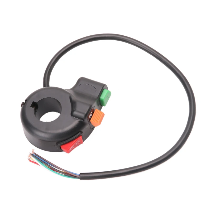 

3 in 1 Motorcycle ATV 7/8" Handlebar Switch Horn Turn Signal On Off Button