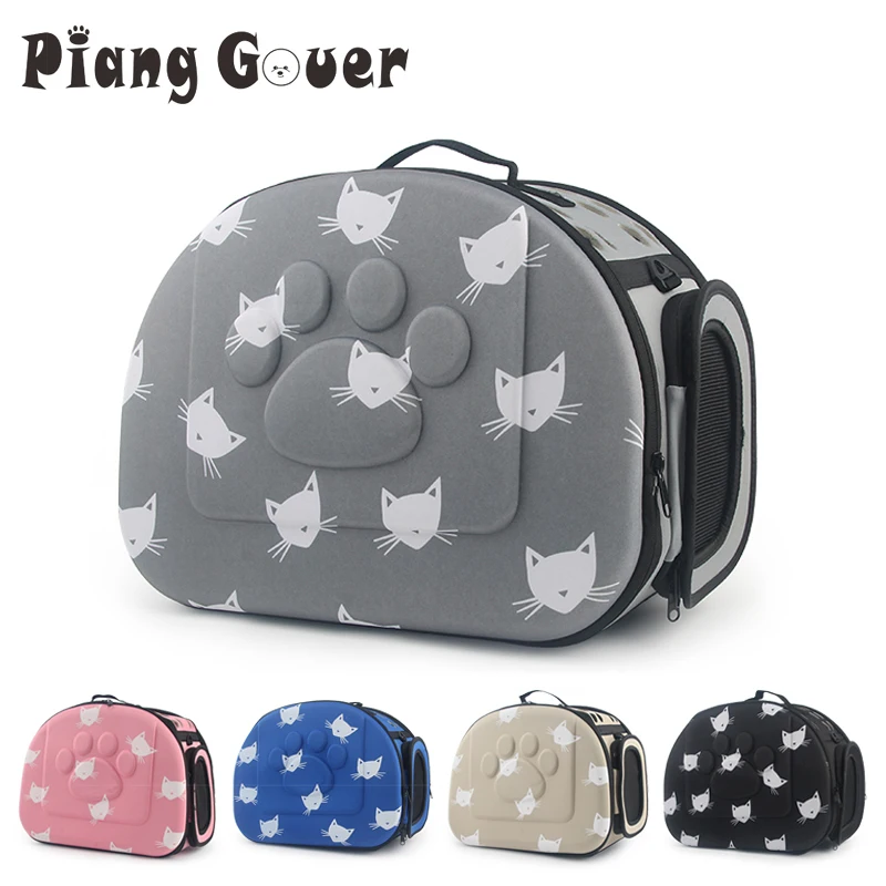 Cat Pattern Dog Carrier Bag Portable Cats Handbag Foldable Travel Bag Puppy Carrying Shoulder Pet Bags,pet backpack