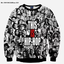 Mr 1991INC Miss GO Fashion Mens 3D Hoodies Hip Hop Jordan Print Sweatshirt Brand Palace Hoodie