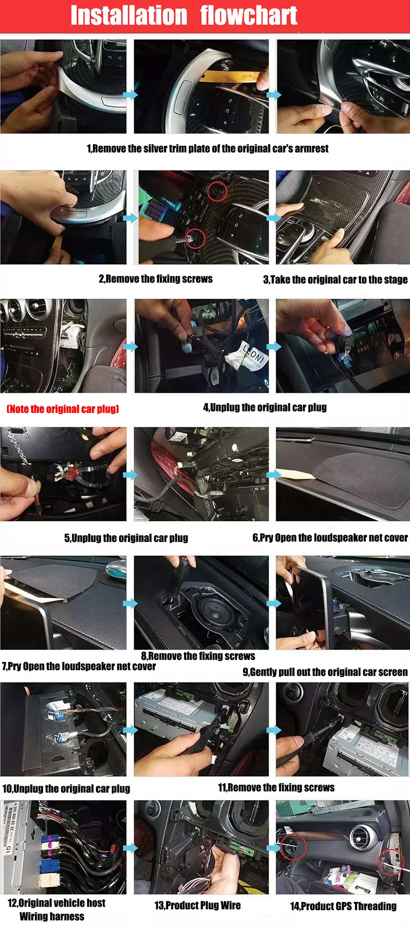 Discount Liandlee Car Multimedia Player NAVI For Mercedes Benz MB C W205 C205 A205 S205 2015~2018 CarPlay TPMS Stereo GPS Navigation 23