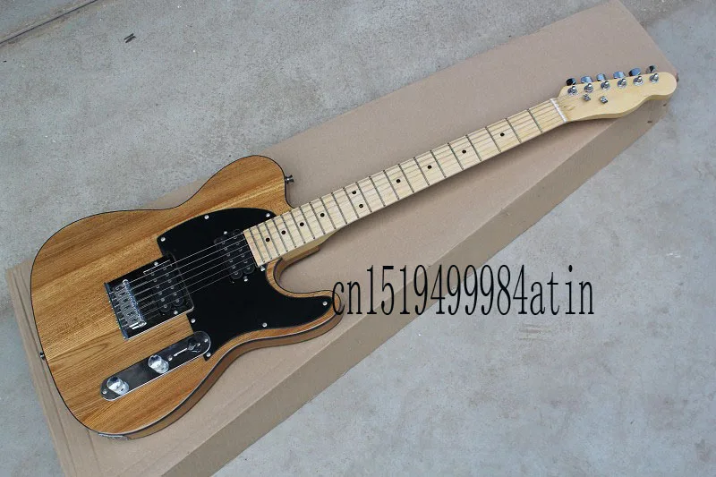 Free shipping new TELE ash wood solid body Guitars Telecaster OEM Electric Guitar in stock @13 | Спорт и развлечения