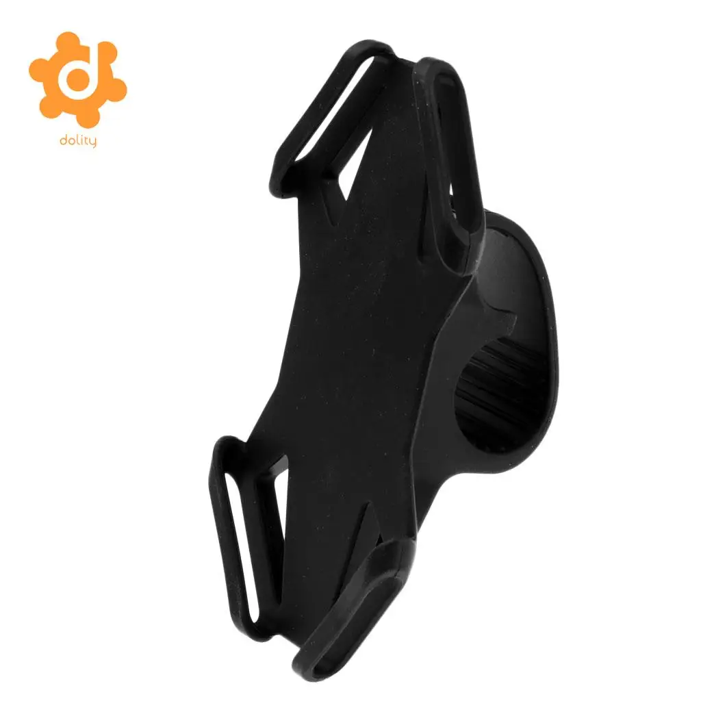 Silicone Motorcycle Bike Bicycle Handlebar Phone Mount Holder Bracket Rack GPS Case Works for 4-6 inch Smartphones 