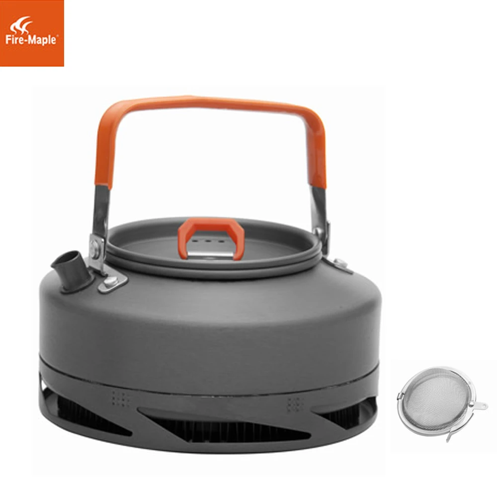De arce de fuego al aire libre intercambiador de calor que acampa hervidor de olla de té café olla de agua 0.8L 1.5L FMC-XT1/FMC-XT2