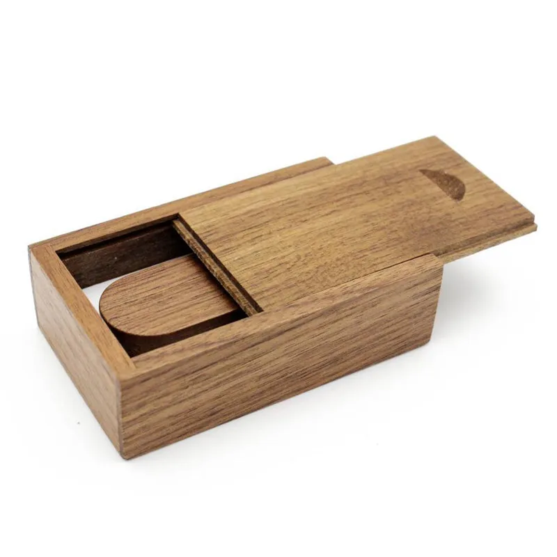 JASTER walnut/maple wood Custom с логотипом, USB 2,0 4GB 8GB 16GB 32GB флеш-накопитель USB stick(5 шт бесплатный логотип - Цвет: Walnut Usb Box