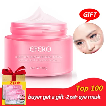 

EFERO Face Whitening Cream Freckle Cream Remover Dark Spots Pigment Melanin Brighten Skin Lightening Moisturize Cream Face Serum