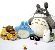 2016 New Arrivals My Neighbor Totoro Plush 6pcs/set Family Set Pelucia Doll Kids Toys Upgrade Ghibli CATBUS Peluche