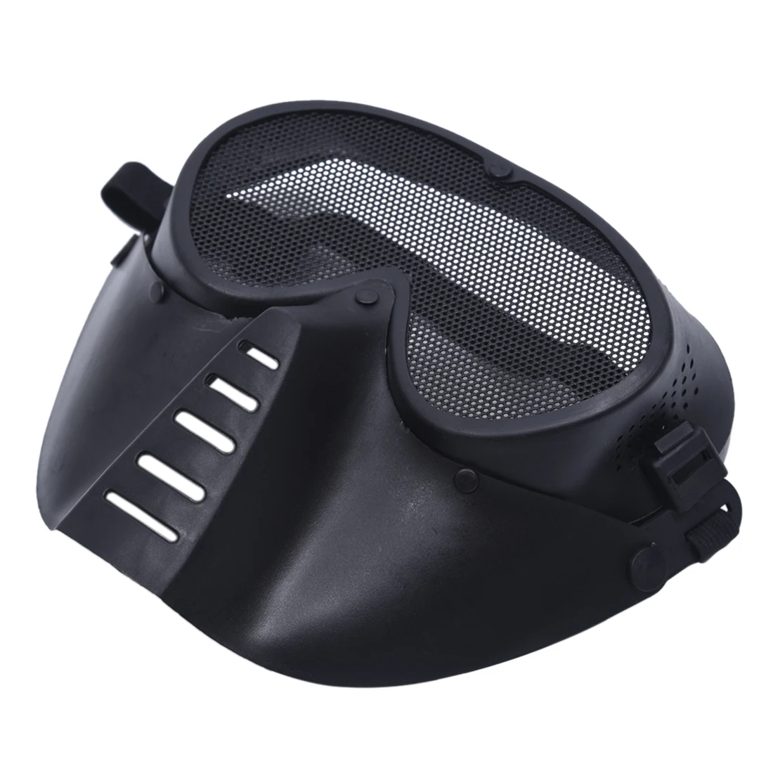 Тактическая Маска для страйкбола, шлем, полунижнее лицо, Металлическая стальная сетка, Охотничья Защитная опора для пейнтбола, вечерние маски CS