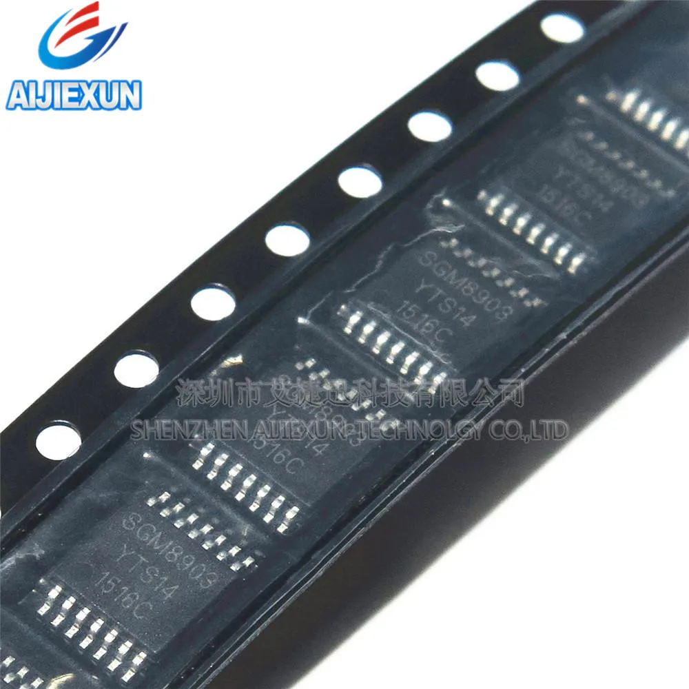 

100PCS SGM8903 TSSOP14 Capless 3Vrms Line Driver with Adjustable Gain in stock New and original