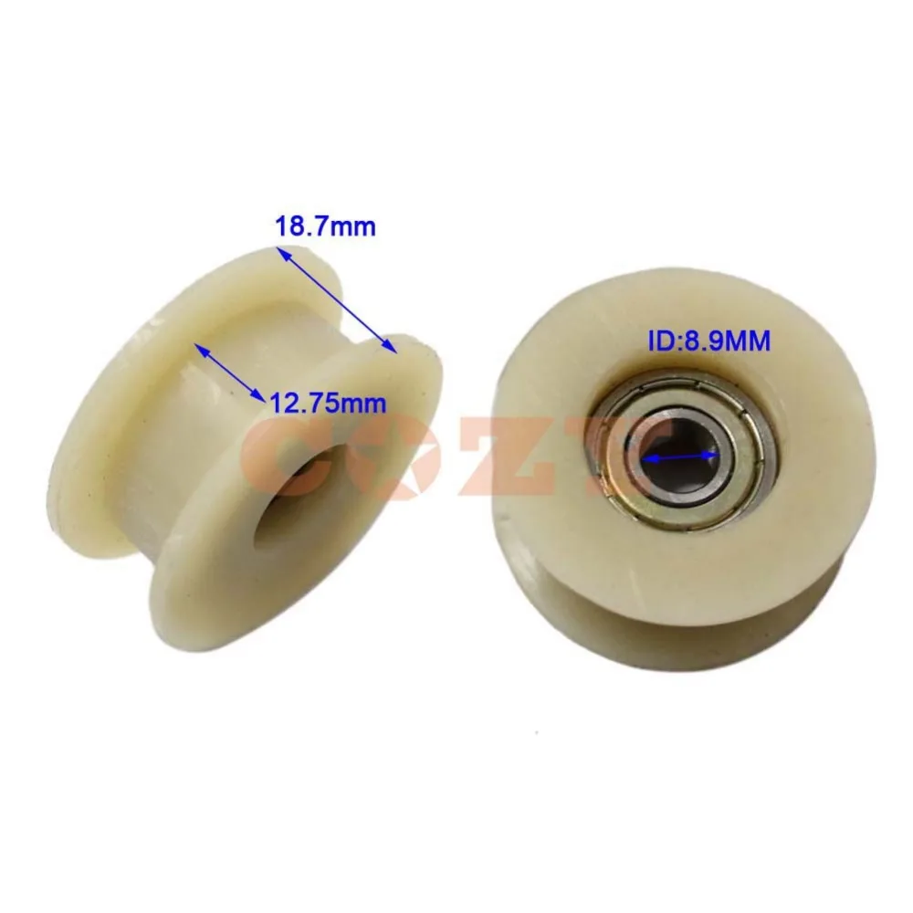 2 Pcs Idler Pulley Chain Tensioner Rollers for 49cc 60cc 60cc 80cc