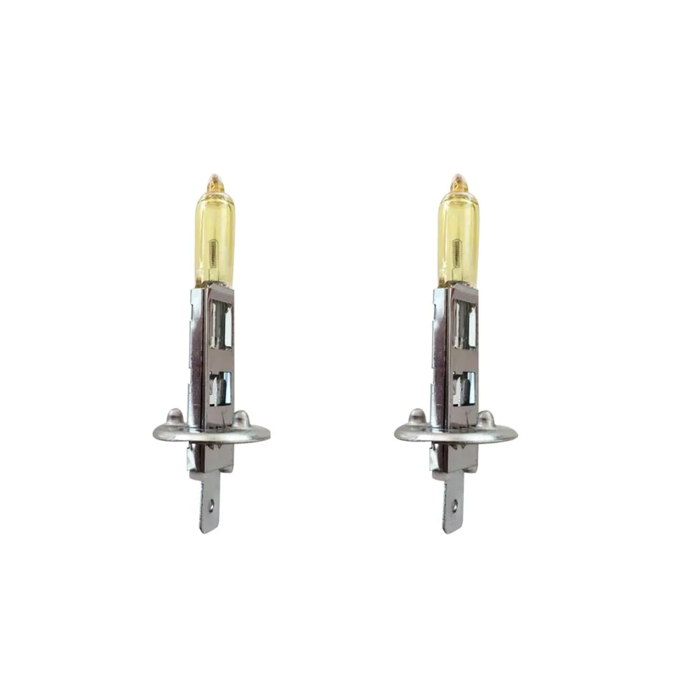 

2pcs 12V Xenon Bright H1 55W 4000K Gas Halogen Headlight Yellow Light Lamp Bulbs For mercedes benz w212 e class w212 c200 w202 N