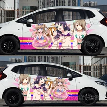 Автомобильные струйные Наклейки Sexy ITASHA Japanese Anime Love Live! Авто капот